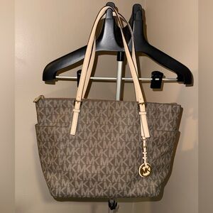 Michael Kors Brown Monogram Tote